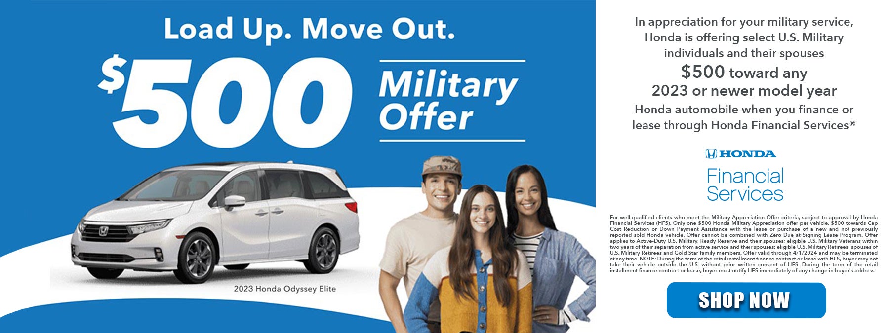 Honda Military Appreciation Offer